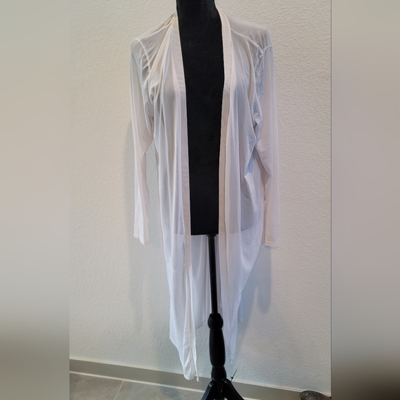 White Swimsuit Cover Up - Picture 9 of 14